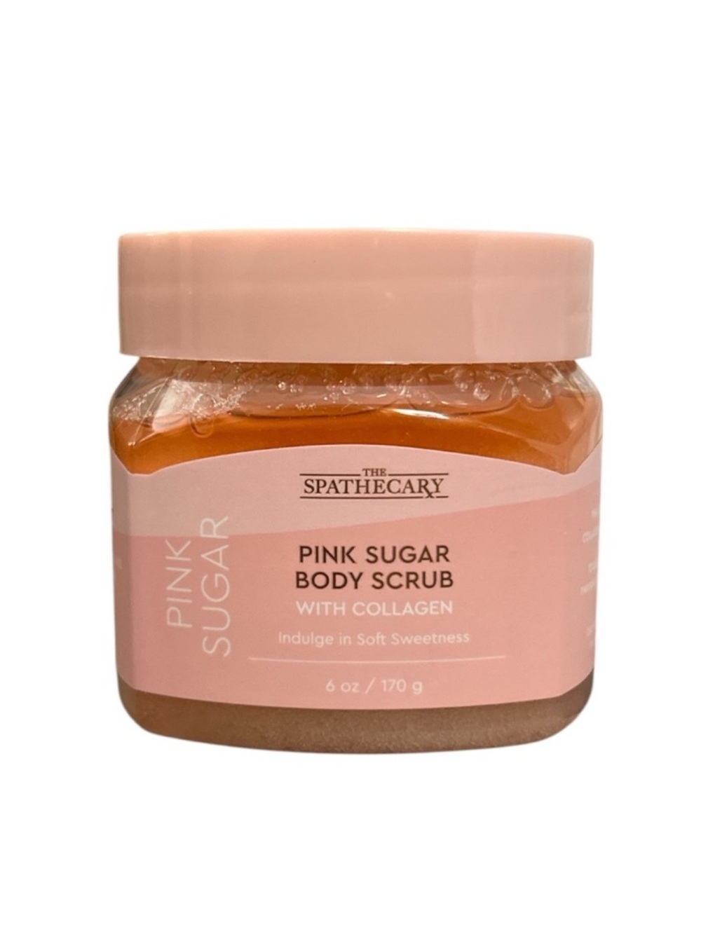 The Spathecary Collogen Pink Sugar In-Shower Anti-aging Body
Scrub